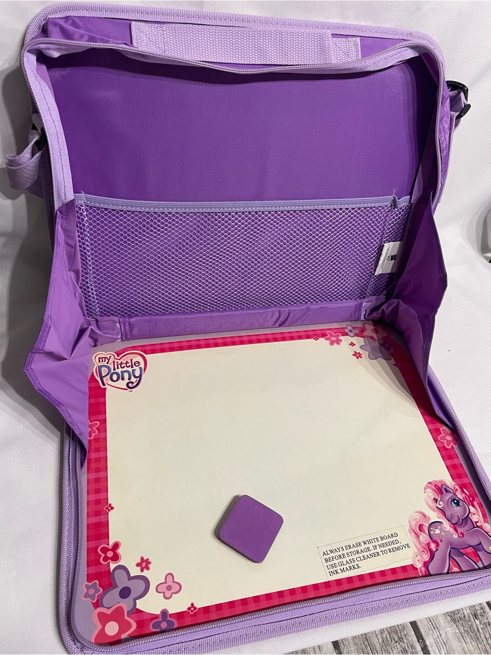 Rare Y2K vintage My Little Pony Generation 3 (G3) travel desk/white board w/ ori - Picture 9 of 12